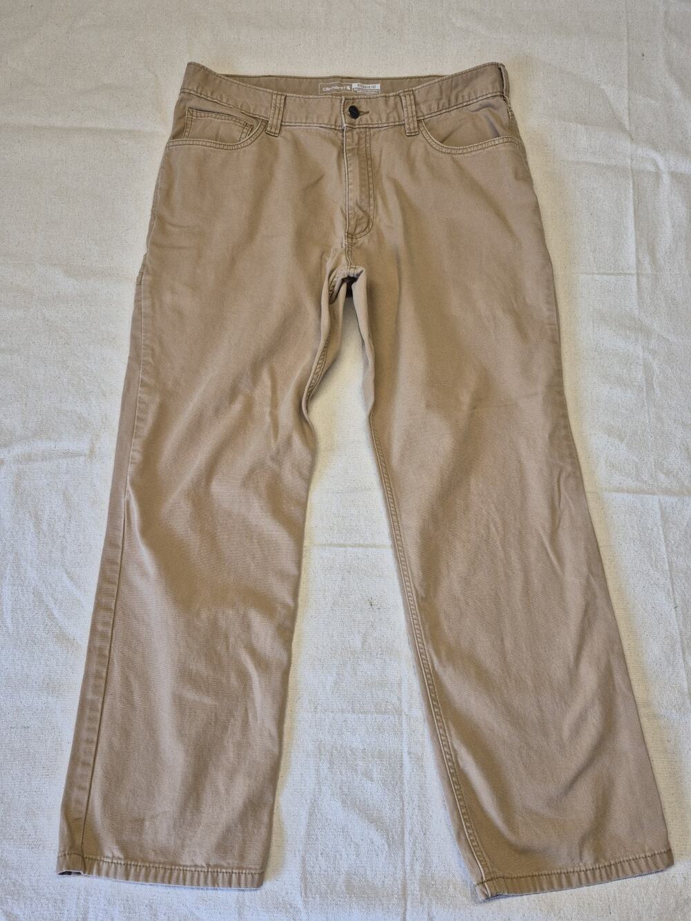 Carhartt Rugged Flex Relaxed Fit Canvas Work Pants 36 x 30